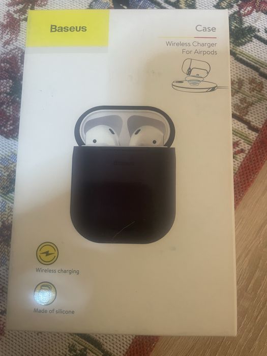 Husa pentru incarcare wireless casti Iphone model vertical