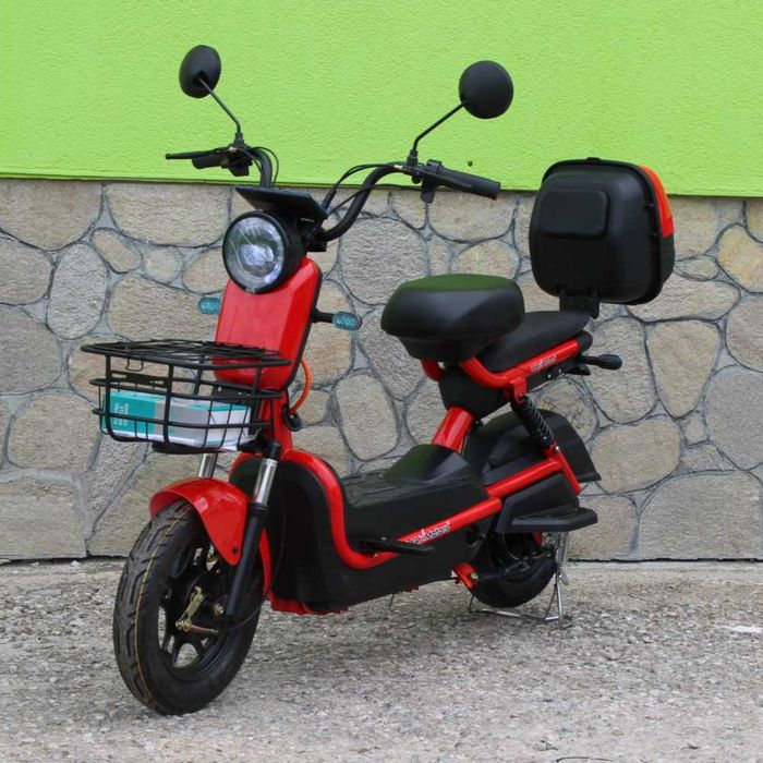 Електрически скутер с педали MaxMotors 500W/48V/15Ah – RED