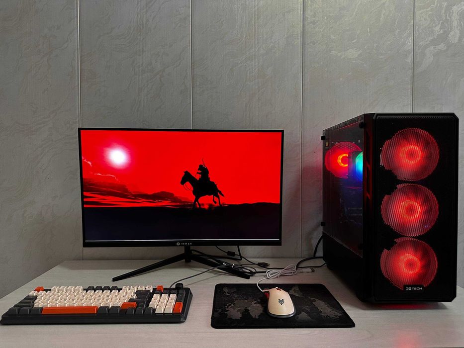 Игровой компьютер/Готовый полный комплект-AMD RX 5500 XT 8GB /SSD 1 tb