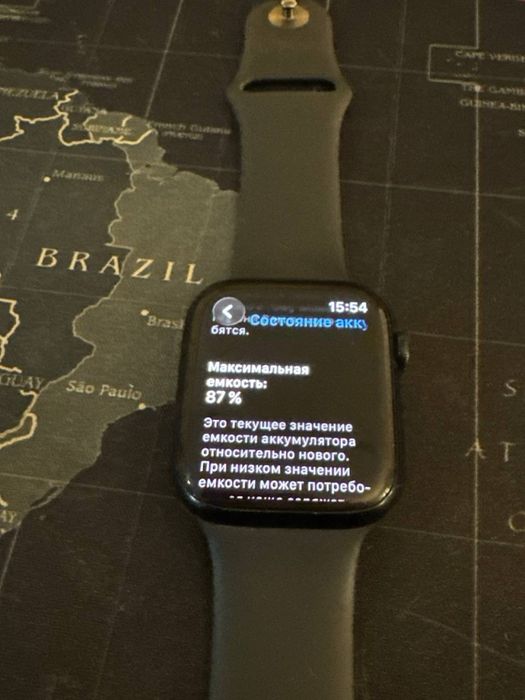 apple watch 8 series 87 емкость