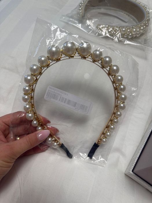 Diadema/Bentita perle mireasa