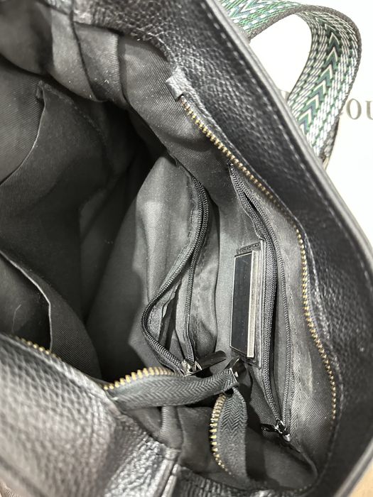 Кожаная сумка шопер