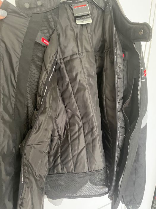 Geaca Moto Spidi  negru-gri măsura L