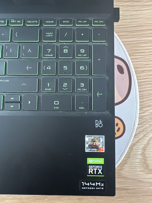 Laptop Gaming HP Pavilion AMD R7 5800H 15,6 FULL HD 144Hz 16GB RAM  512GB SSD  Nvidia 3050Ti 4GB