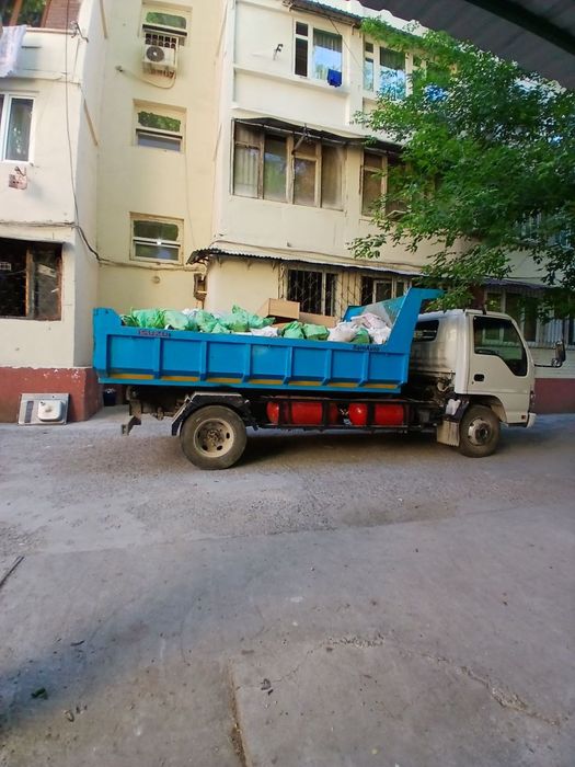 Вывоз мусора.изузи самосвал хизмати