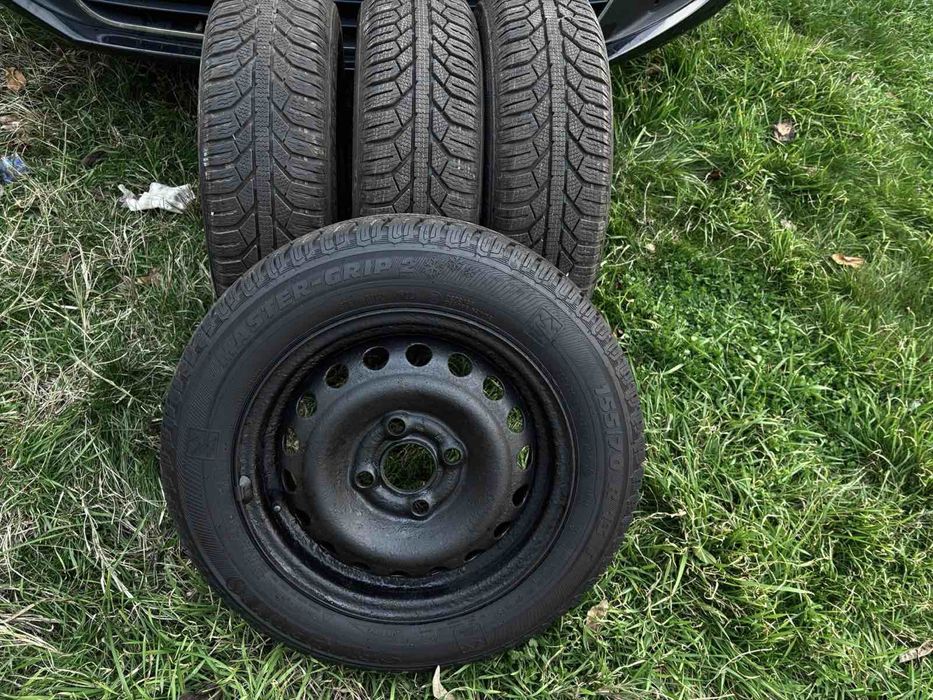 4бр. Зимни гуми с джанти 155/70 R13 цола SEMPERIT  4x100 за OPEL CORSA