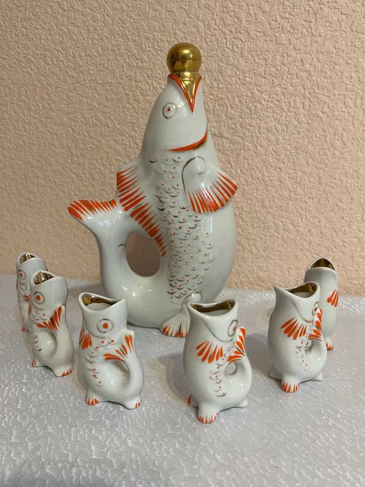 Столовый сервиз, сервировочные блюда, коньячный набор, горшочки