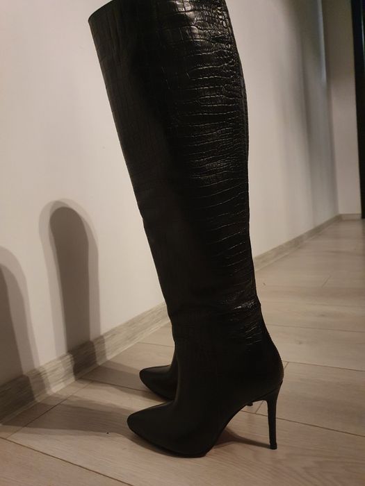 Cizme piele snake stil Louis Vuitton