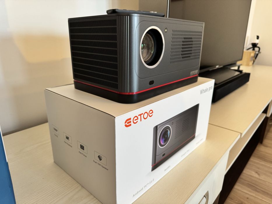 Etoe Whale Pro videoproiector 1080p & 4k  1500 ANSI Lumens