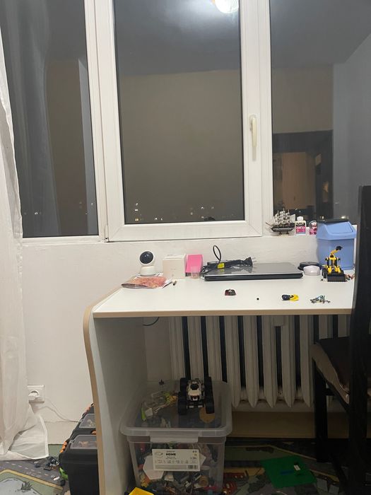 Детско легло със шкафове. Трансформира се от кошара с люлка до пношеско