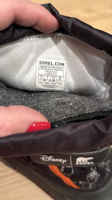 Зимние сапоги Disney