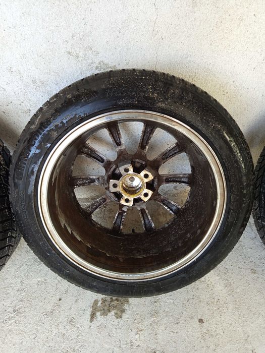 Джанти 18 5х112 с почти нови гуми