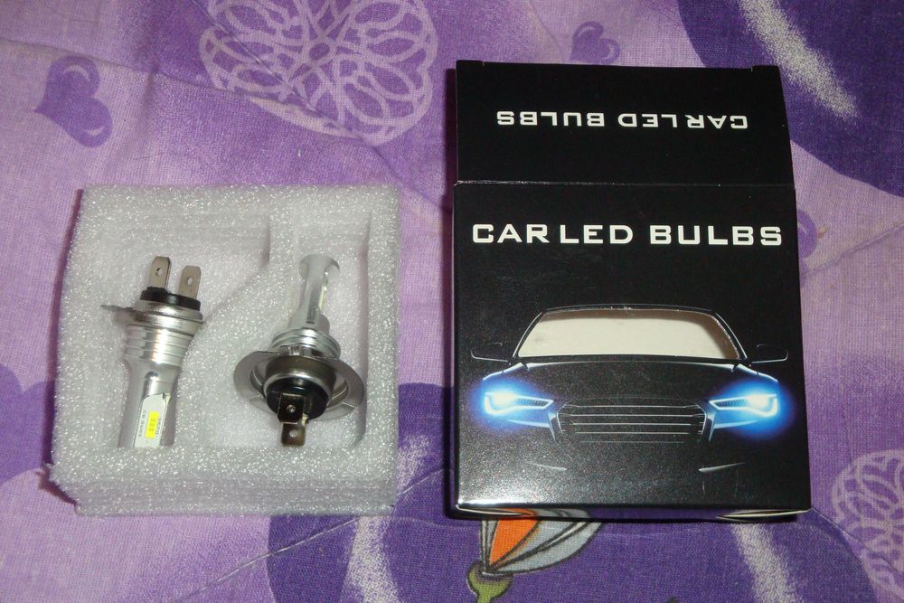 Car Led Bulbs set becuri led auto H7 plug and play