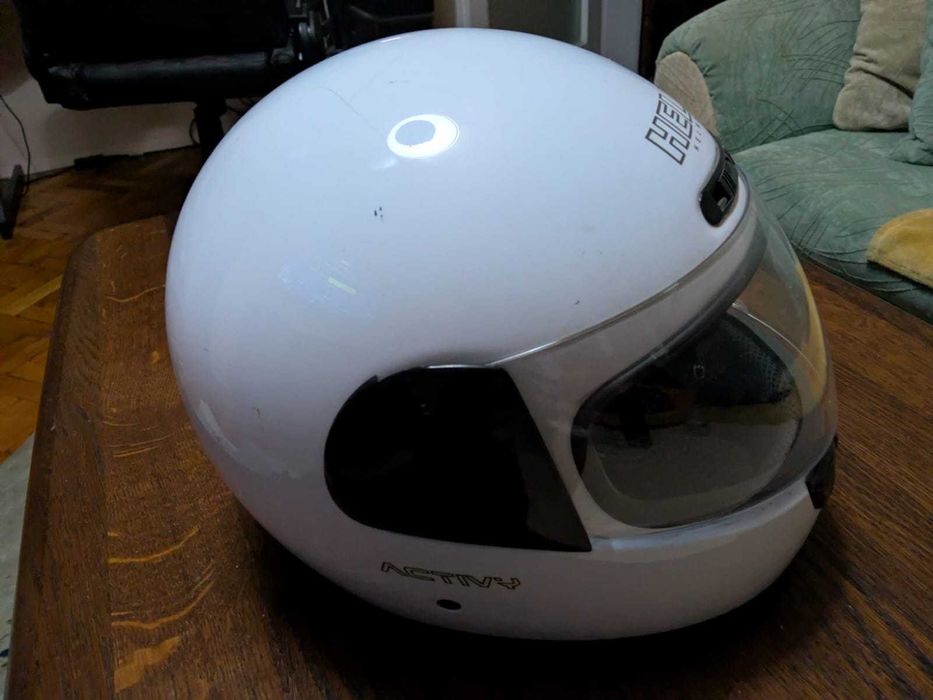 Мото каска HELIX Activy – Бяла (Full Face)