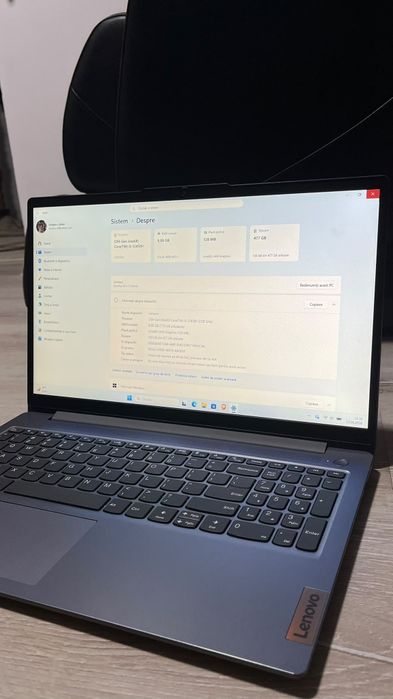 Laptop Lenovo IdeaPad Slim 3 15IAH8 | i5-12450H, 8GB, 512GB SSD, Win 11 Licențiat + Ghiozdan ca