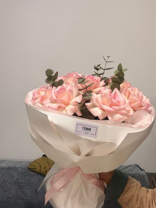 Роза 7 штук красивые