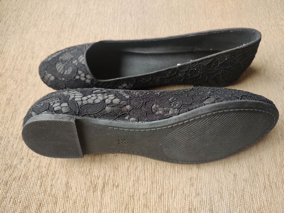 Balerini negri Divided H&M, mărimea 38, noi