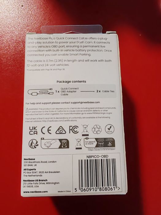 Accesorii camera auto Nextbase piqo