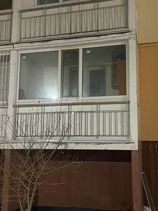 Пластиковые окна, весь балкон