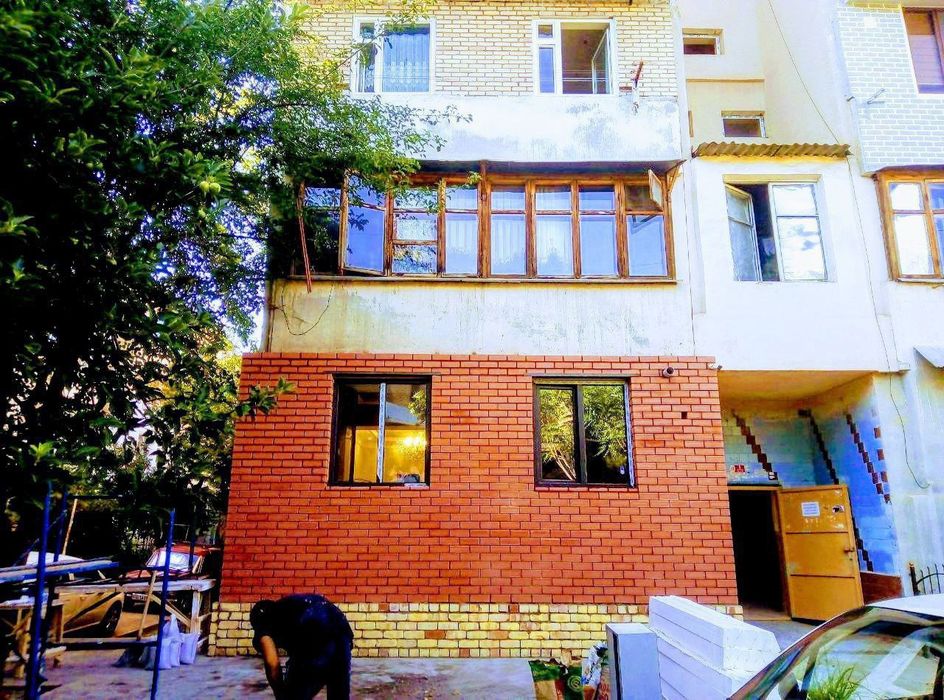 Balkonga g'isht teramiz.Kladka balkon.Керпичная кладка балканов