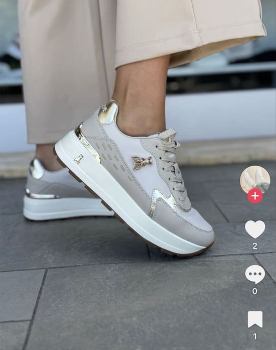 Patrizia pepe кожени сникърси