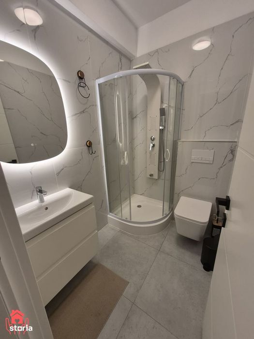 Tunari-PRIMA LOCUIRE, 3 camere curte, piscina exterioara, mobilat luxu