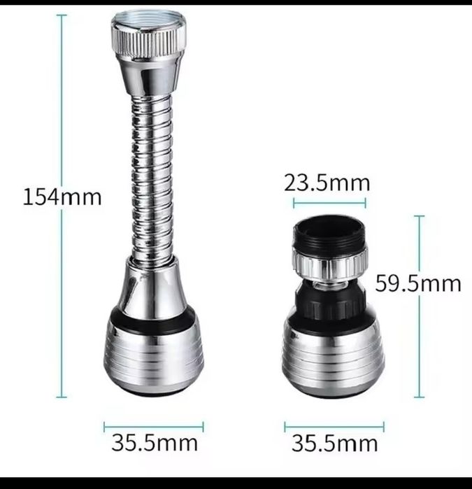 Adaptor flexibil pentru bateria chiuvetei