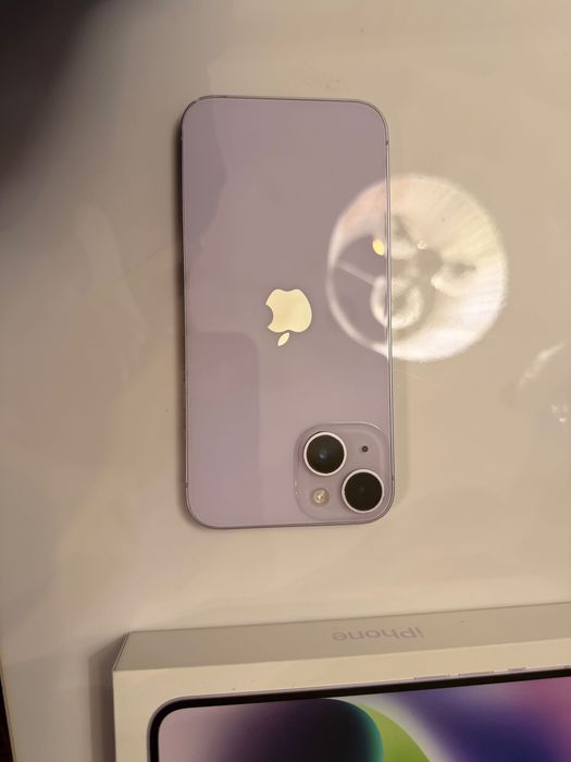 Iphone 14 128gb 78% baterie culoare mov deschis