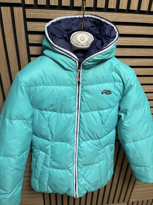 KJUS : Дамско зимно яке с две лица и пух размер 38/S - Оригинал