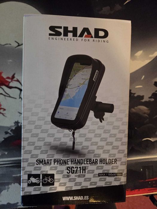 Suport telefon waterproof Motocicleta SHAD  nou