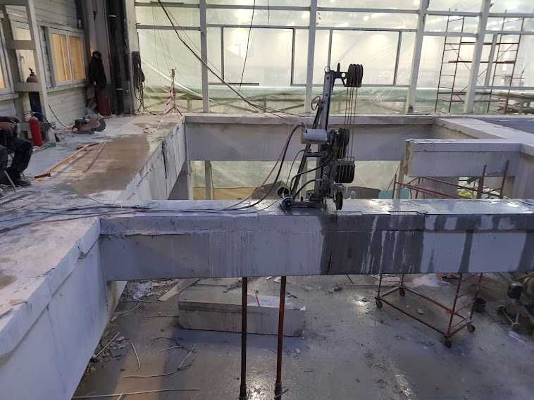 Taiere pereti beton,  executie goluri de scara, usi, ferestre