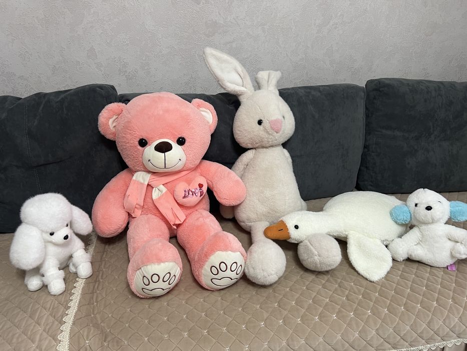 Мягкие игрушки.