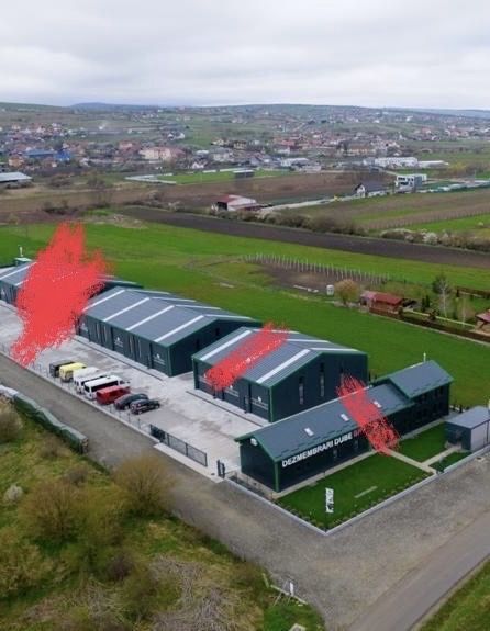 Vand hale si birouri 950 mp utili