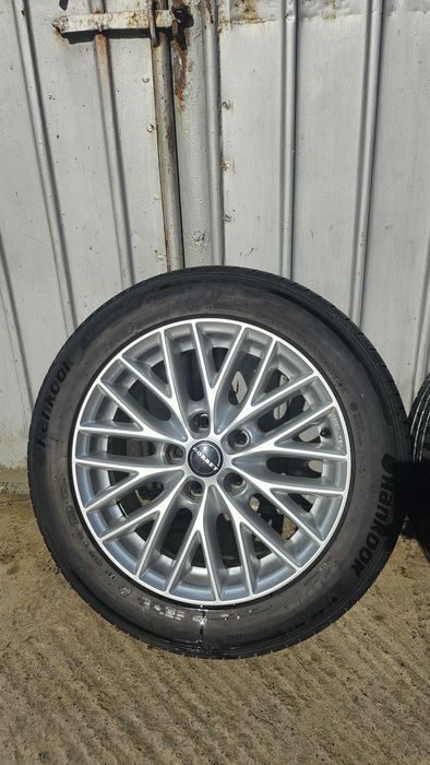 Jante BORBET 16" 5x112 Audi VW Skoda Seat + Anvelope HANKOOK DOT 2022