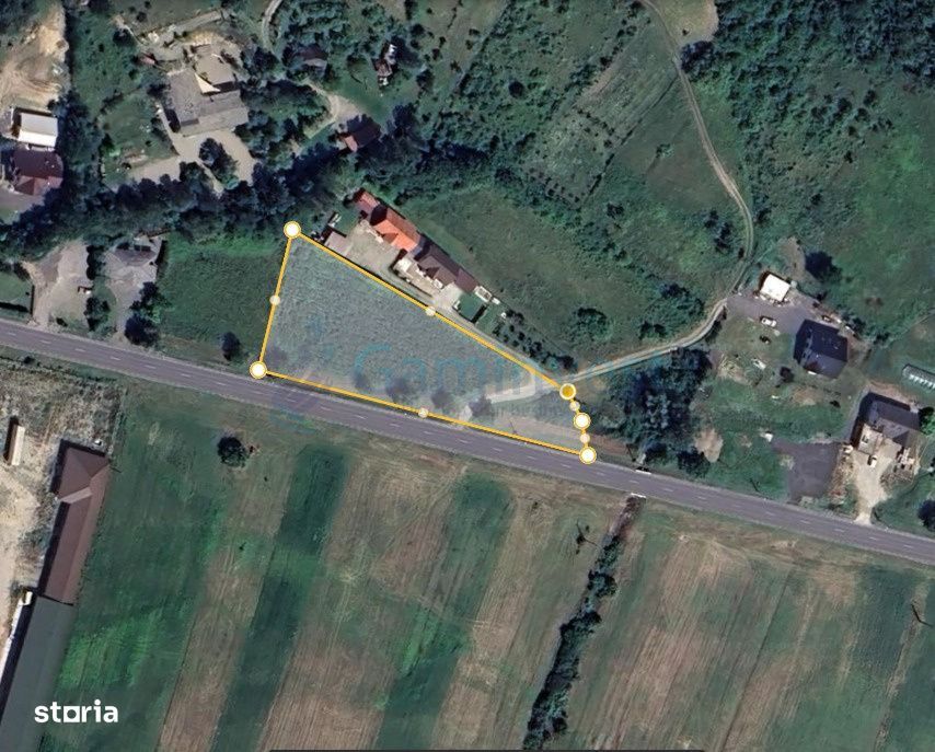 Teren intravilan 3795mp deschidere la E60,Grosi,Bihor,Gaminvest,V4541b