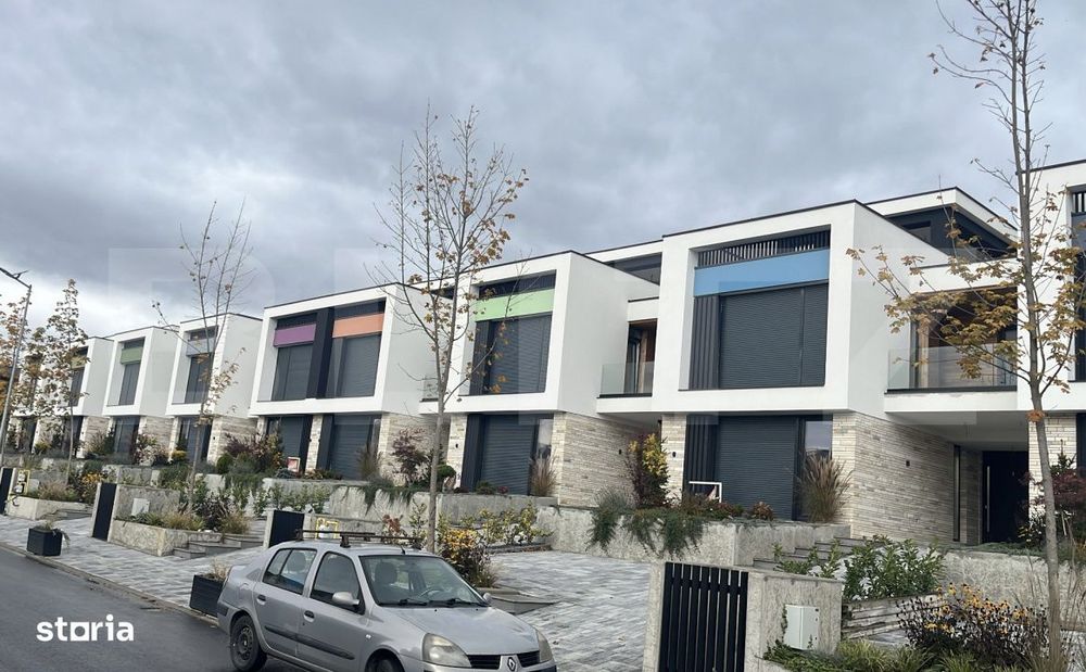 Ansamblu de case lux, 4 camere, 120mp utili, teren 390mp zona Iris