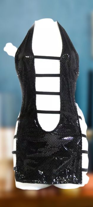 Rochie lenjerie sexy erotica decolteu adanc descoperita lateral XS