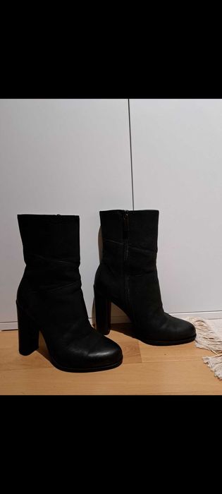 Botine de piele naturală, EU 36,  Gino Rossi