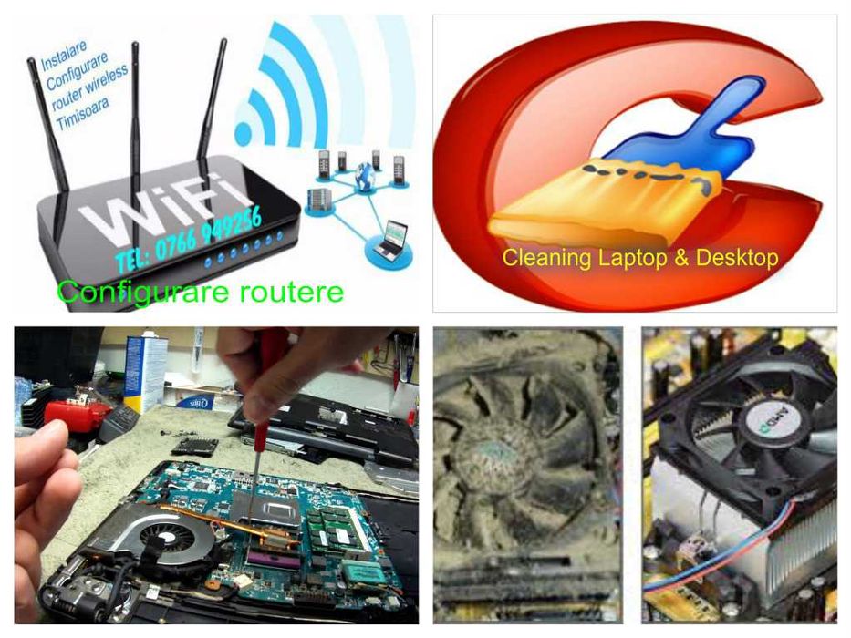 Cleaning PC  curatare Laptop-uri calculatoare ps4 imprimante de praf