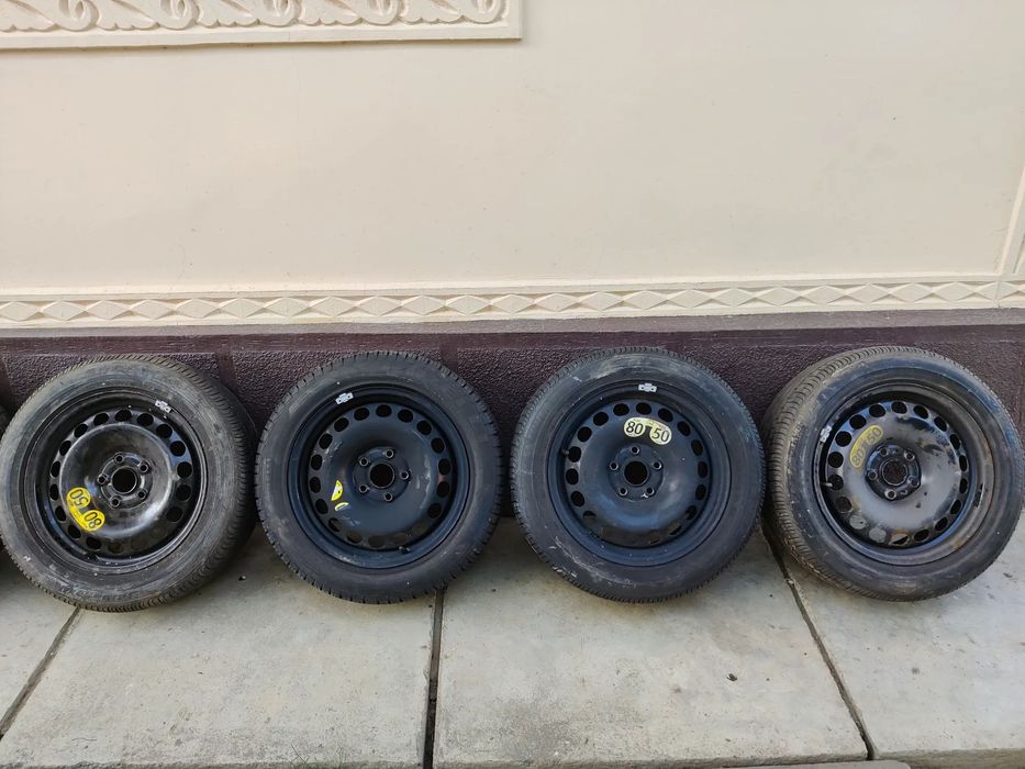 Jante tabla R16" VW Golf Passat Seat Exeo Audi A3 A4 Passat Golf 5 anvelope 205/55 R16 3C0601027M/N