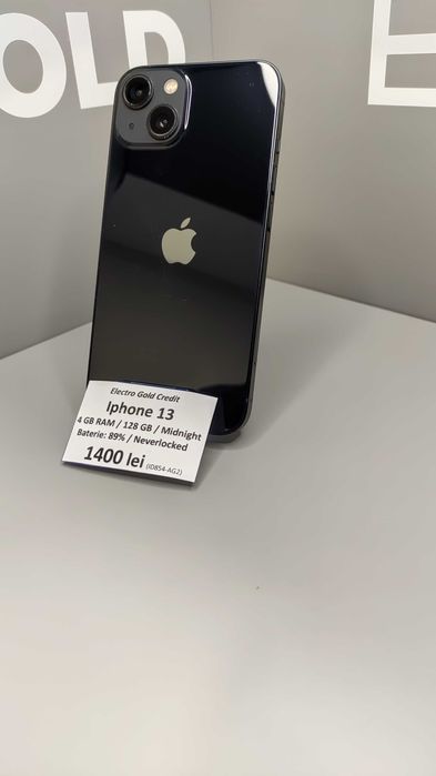 Iphone 13 128GB Midnight/Neverlocked/Baterie:89% ID854-AG2