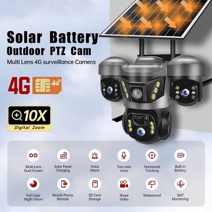camere solare 4G supraveghere smart aplicatie de calitate, card wifi
