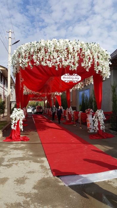 Гуллар билан безатиш (Оформление свадеб )