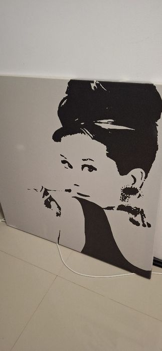 Tablou canvas alb negru