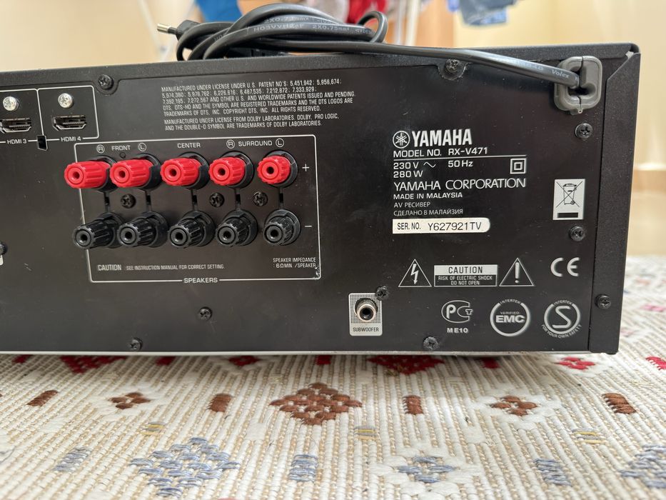 Yamaha RX-V471 USB 5.1 ресивър