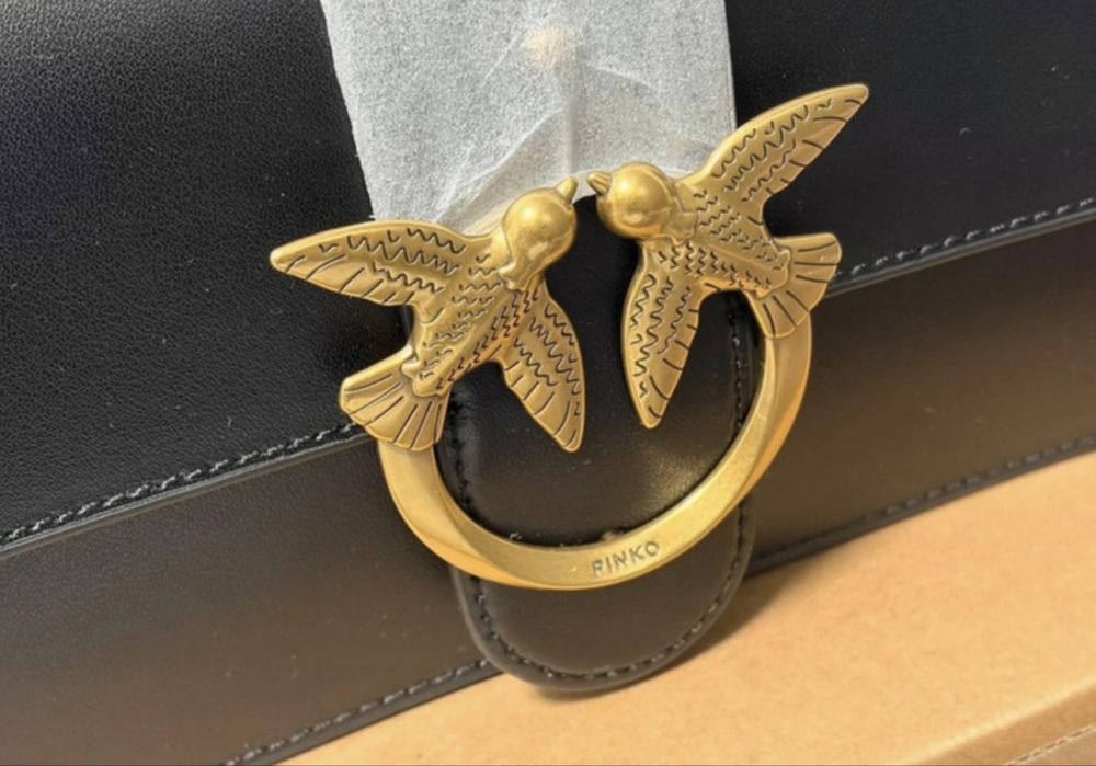 Geantă PINKO Love One Mini – Negru