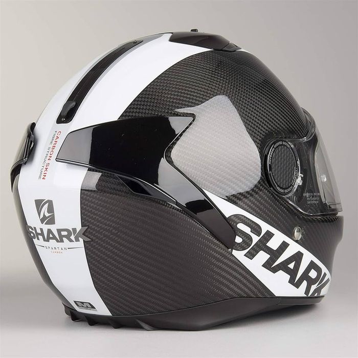 Шлем для мотоцикла SHARK (spartan | full carbon) black white edition