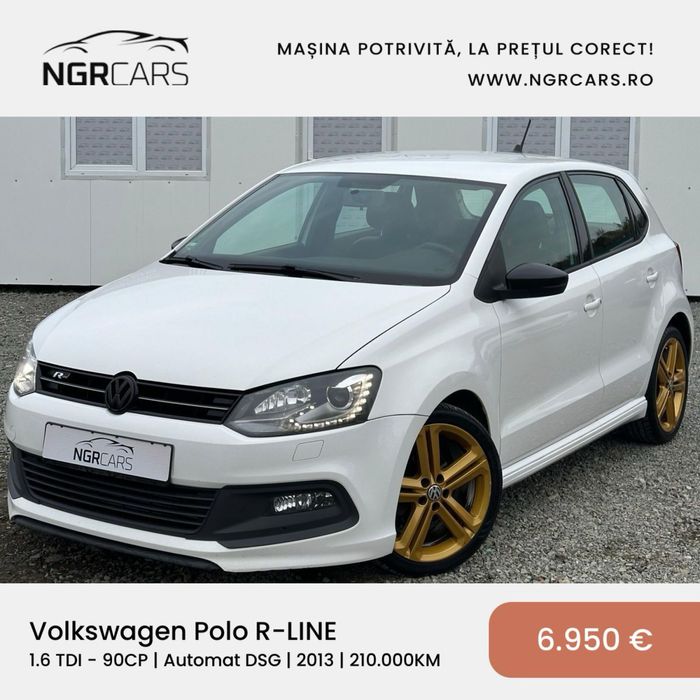 Volkswagen Polo 6R 1.6 TDI DSG 2013 R-Line 210.000KM RATE / TRANSPORT