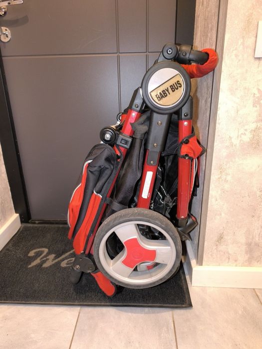 Детская коляска Baby Bus красная