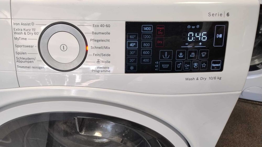 А+++ Комбинирана Пералня със сушилня Bosch-Бош 10/6 кг AutoDry